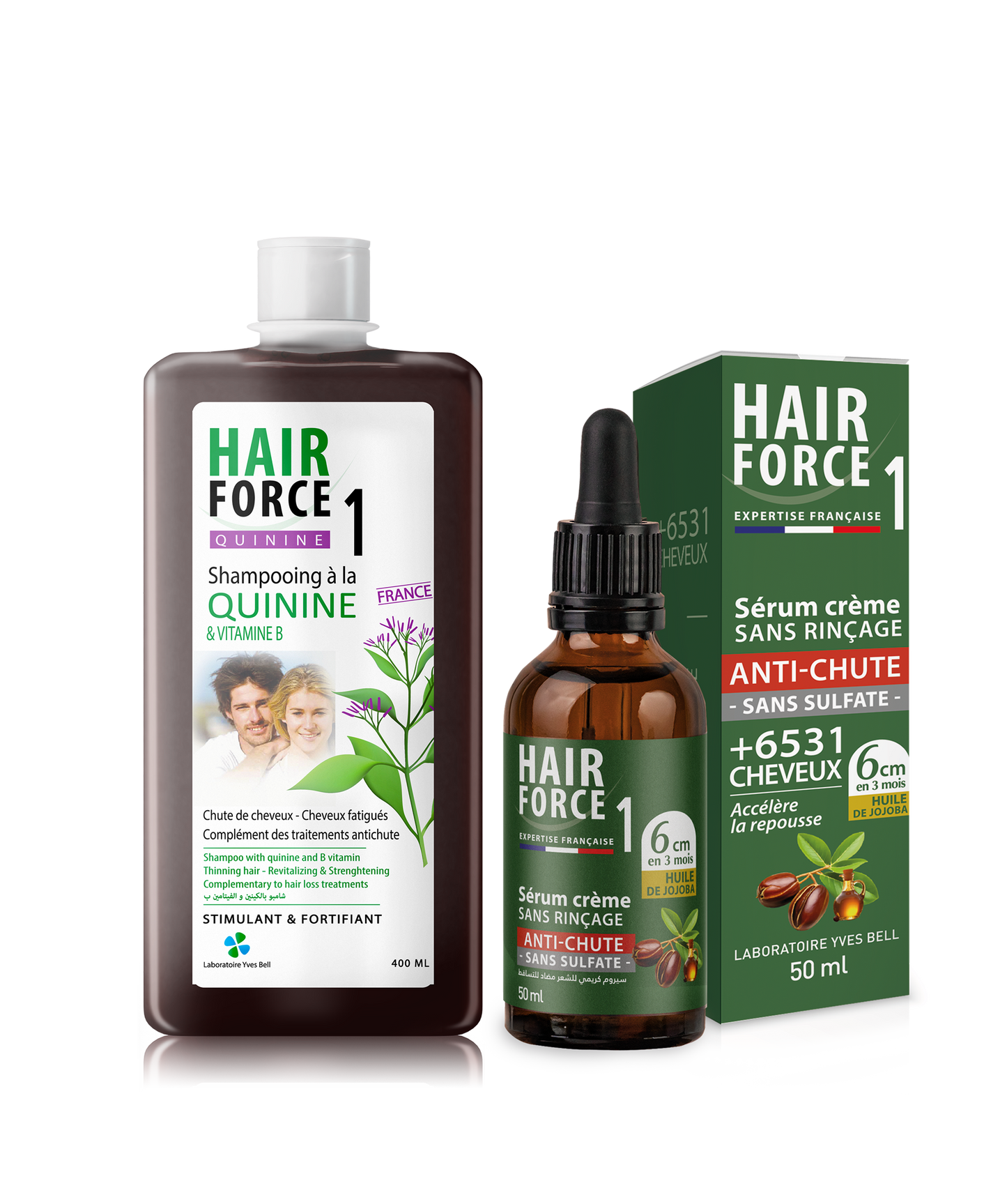 //Pack Antichute Spécial Entretien à la Quinine et Huile de Jojoba